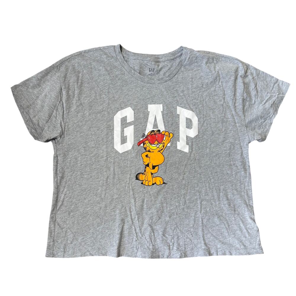 Gap X Garfield The Cat Crewneck T Shirt SZ XXL NWOT Casual Classic 80's
